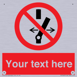 Custom prohibition Do not alter the state of the switch